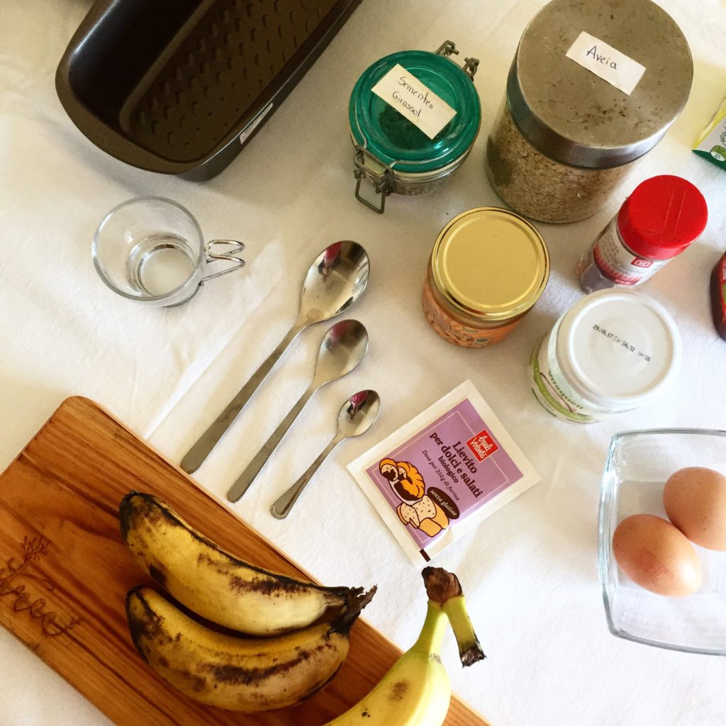 Preparação - Pão de banana by nutree